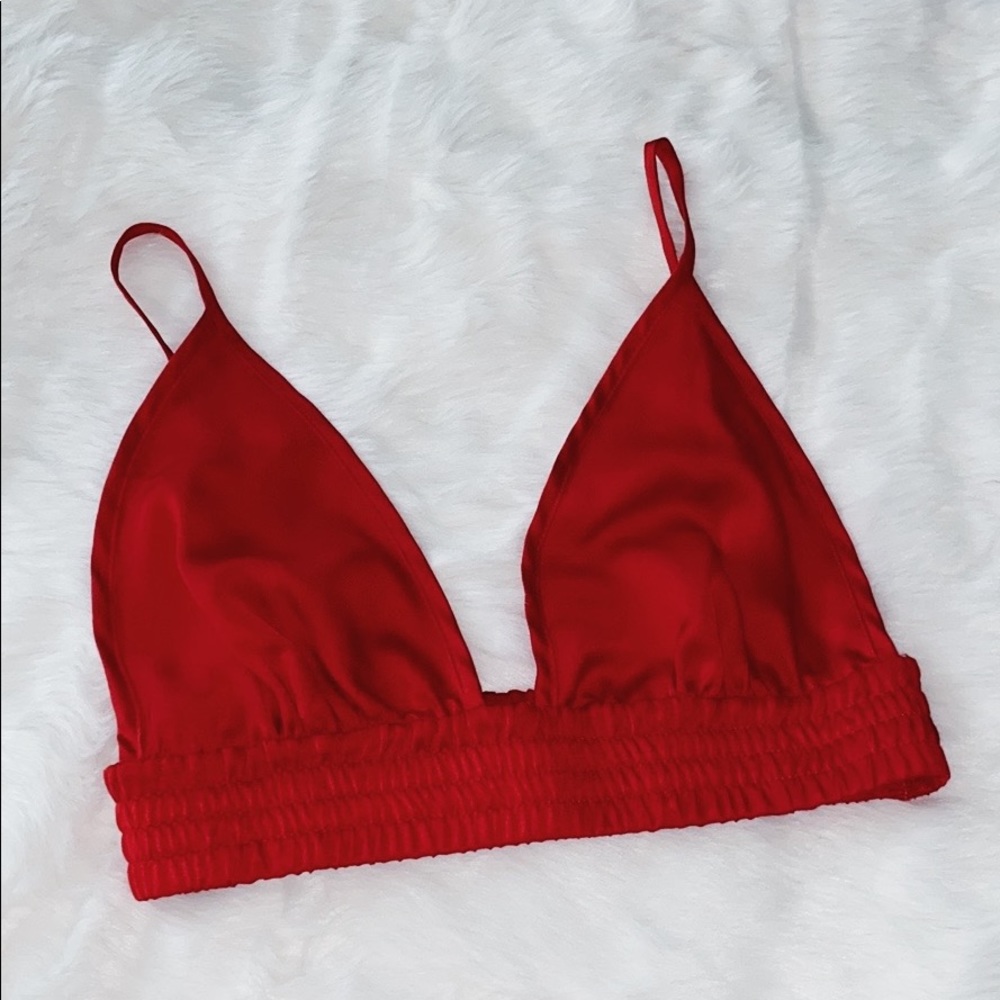 Silky Red Top